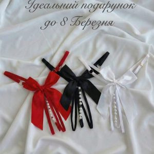 Еротичні трусики “Pearl Desire” з відкритим доступом та бантом